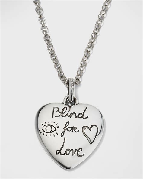 blind for love gucci necklace